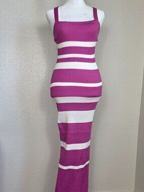 Cherry Pop Sweater Maxi Dress NWT